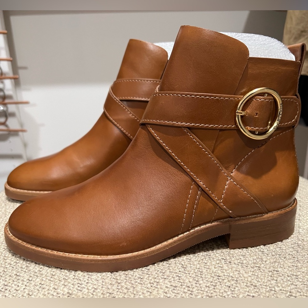 See By Chloe Tan Lyna Ankle Boots